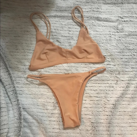 Free People Other - Free People Nude Strappy Bikini